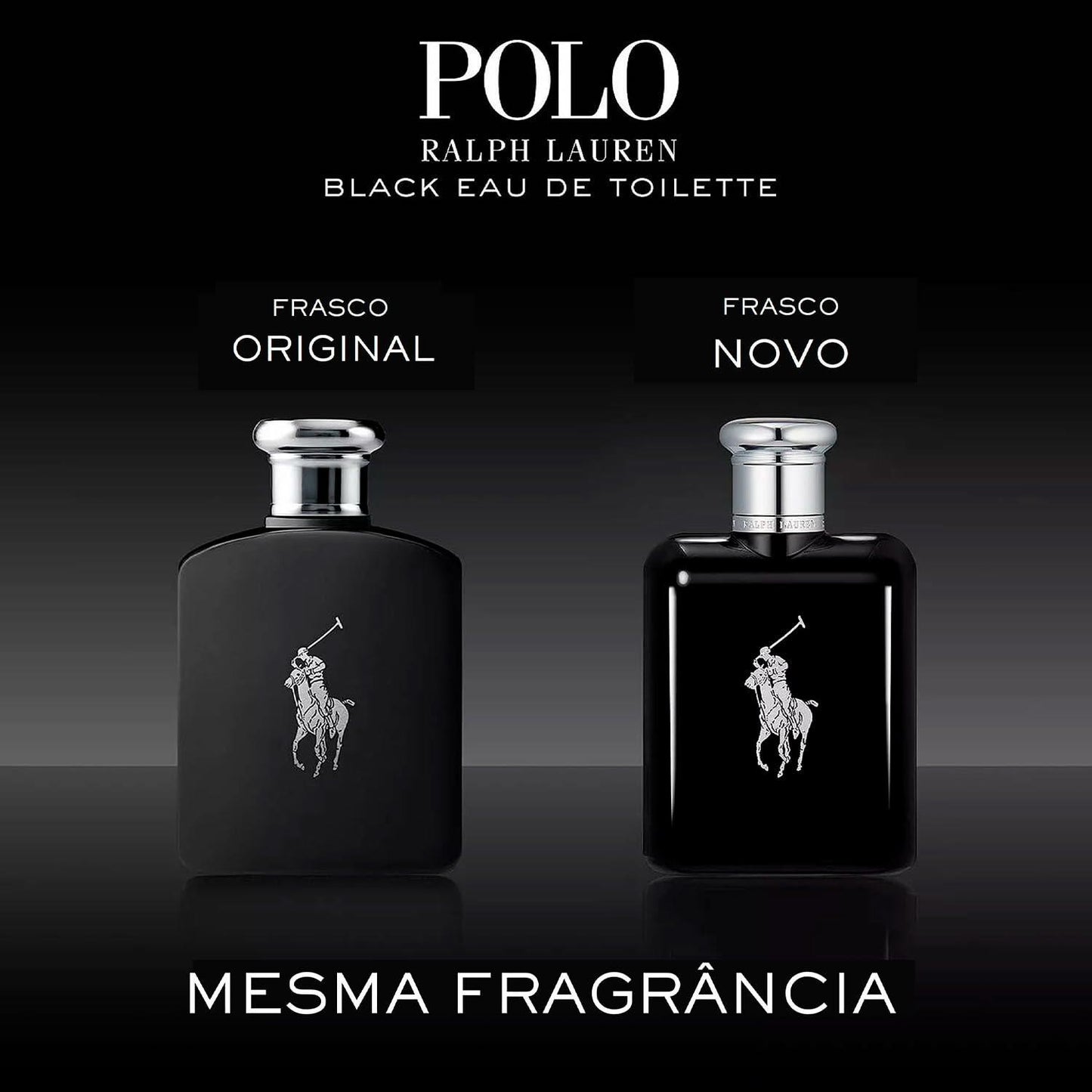 Ralph Lauren FRAGRANCES Polo Black - Eau de Toilette - Men's Cologne - Woody & Fresh - With Patchouli, Sandalwood, and Mandarin - Medium Intensity - 6.7 Fl Oz