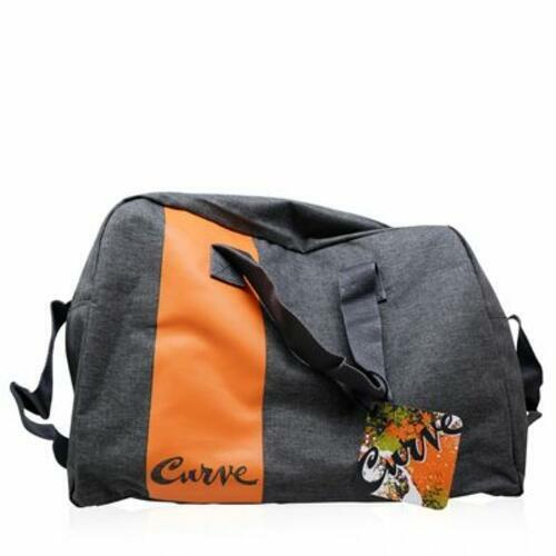 CURVE MEN/LIZ CLAIBORNE GREY WEEK-END DUFFEL BAG