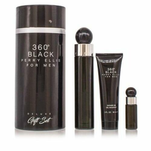360 BLACK MEN/PERRY ELLIS SET (M)