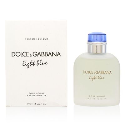 LIGHT BLUE POUR HOMME/D&G EDT SPRAY TESTER 4.0 OZ (120 ML) (M)