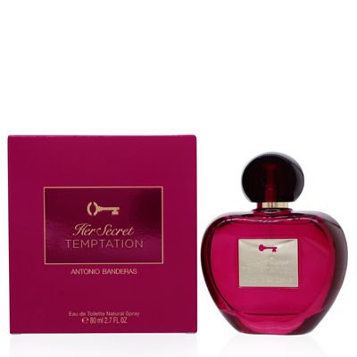 HER SECRET TEMPTATION/ANTONIO BANDERAS EDT SPRAY 2.7 OZ (80 ML) (W)