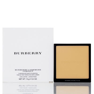 BURBERRY/CASHMERE COMPACT SOFT MATTE FOUNDATION #12 OCHRE NUDE TESTER .4 OZ