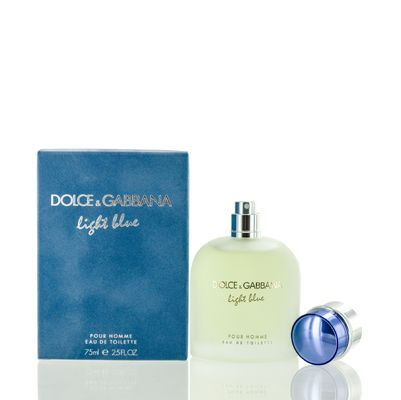 LIGHT BLUE POUR HOMME/D&G EDT SPRAY 2.5 OZ (75 ML) (M)