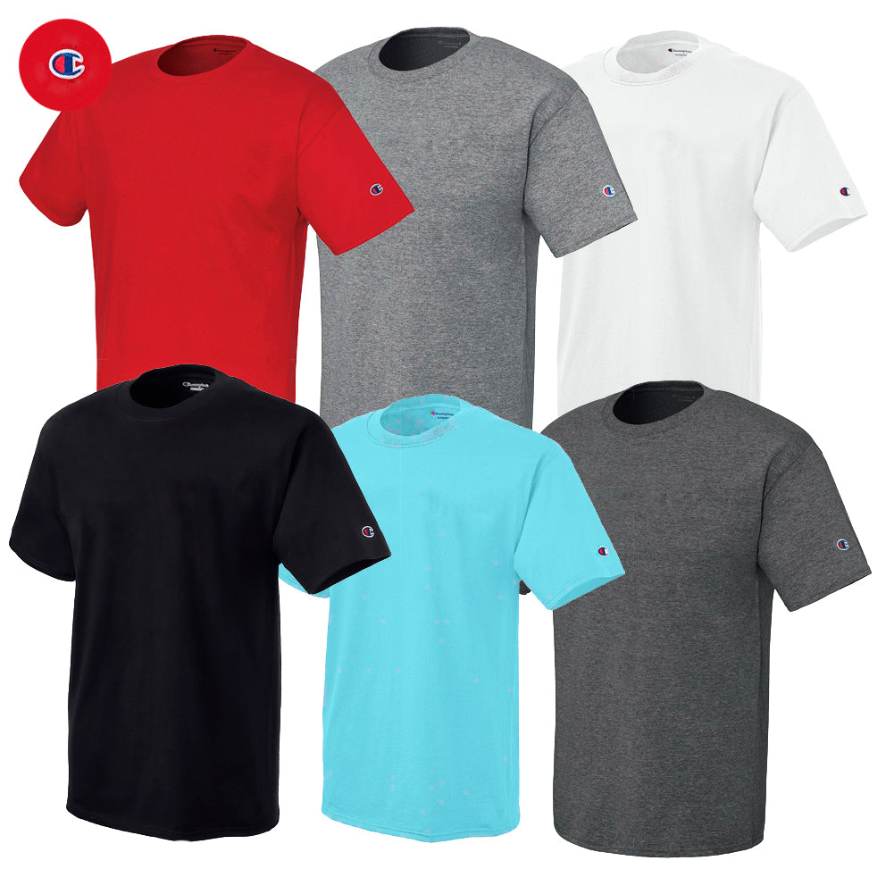 Champion Men's Short Sleeve Crew Neck Athletic T-Shirt