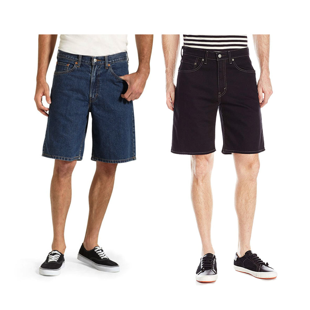 Levi's Men's Jean Shorts 550 Relaxed Fit Casual Cotton Denim Straight Leg Shorts