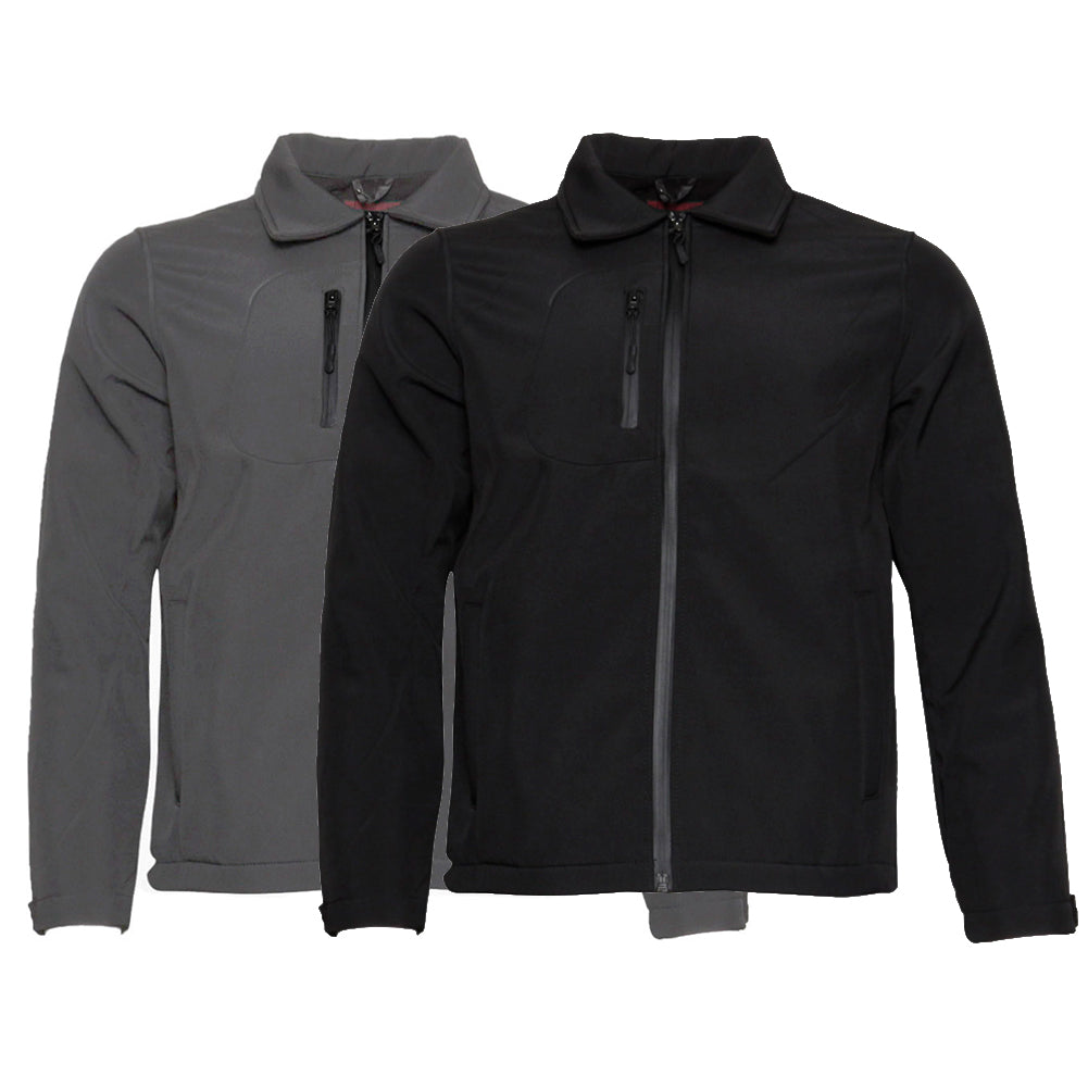 Men's Jacket Fleece Lined Full Zipper Water Resistant Polyester Jerry Top